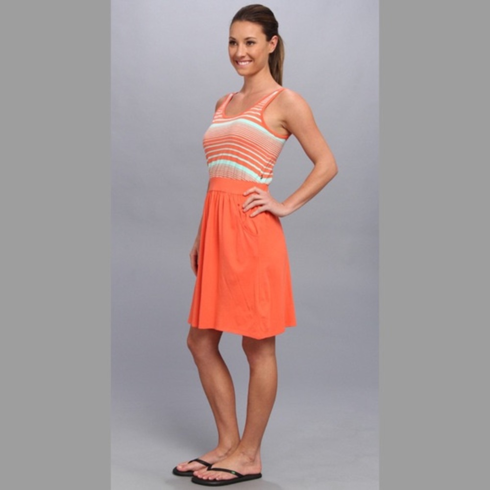 The North Face Alysia Striped Summer Tank Dress Pockets Medium